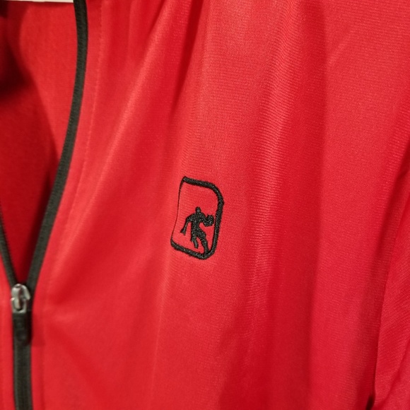 🌲And1 red/black longsleeve zip up with collar. - Picture 5 of 5